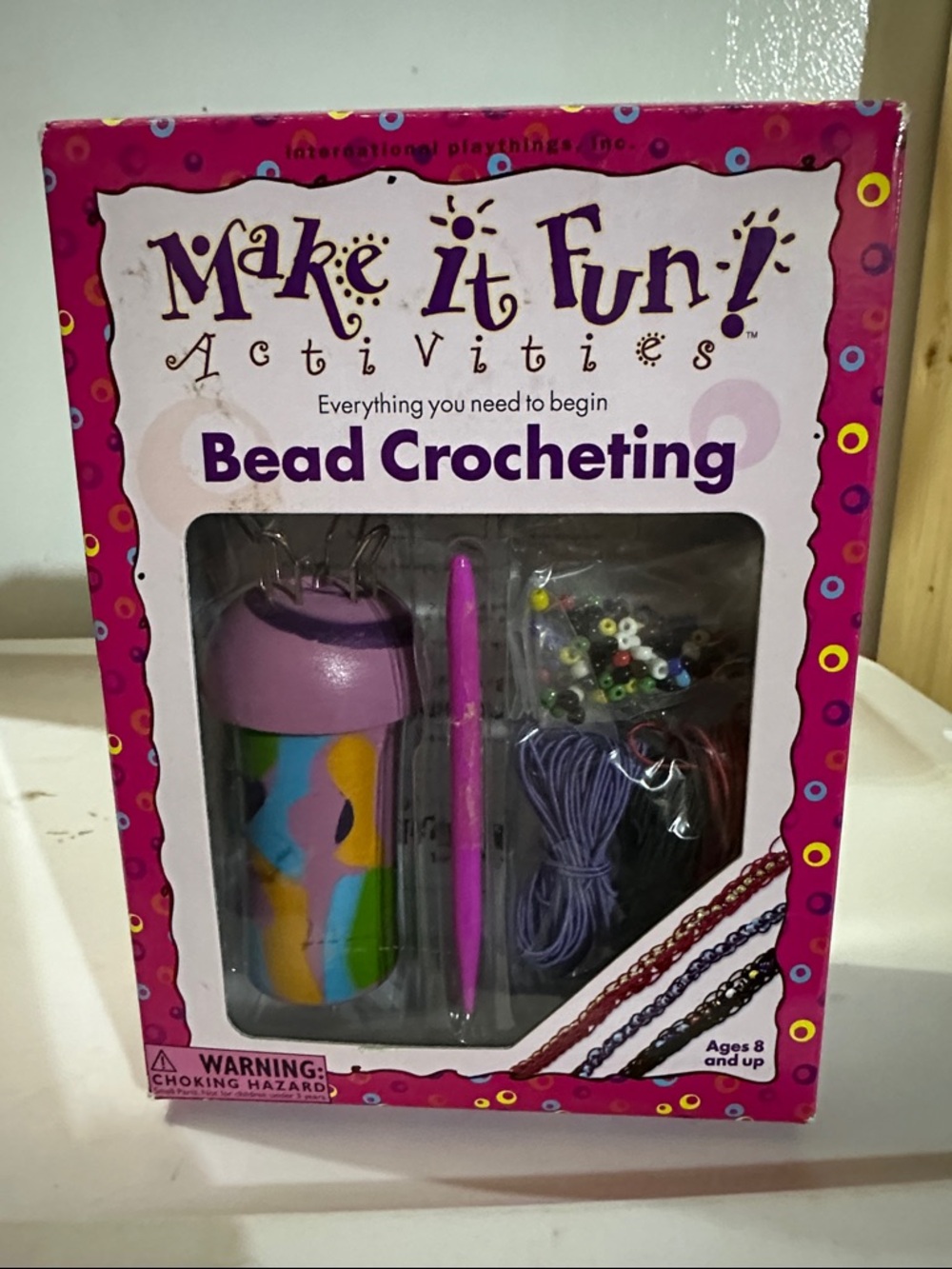 Make It Fun! Bead Crocheting Kit - Purple & Multicolor